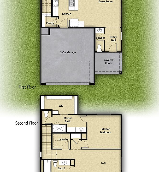 Spacious two-story home with bonus loft included