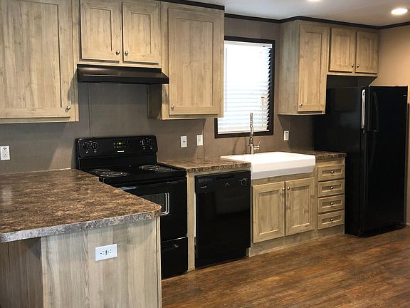 Kitchen with new appliances