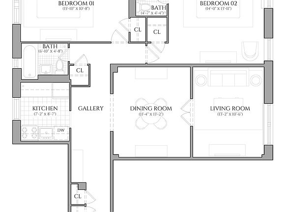 2nd image of 245 E 11th St APT 4G
