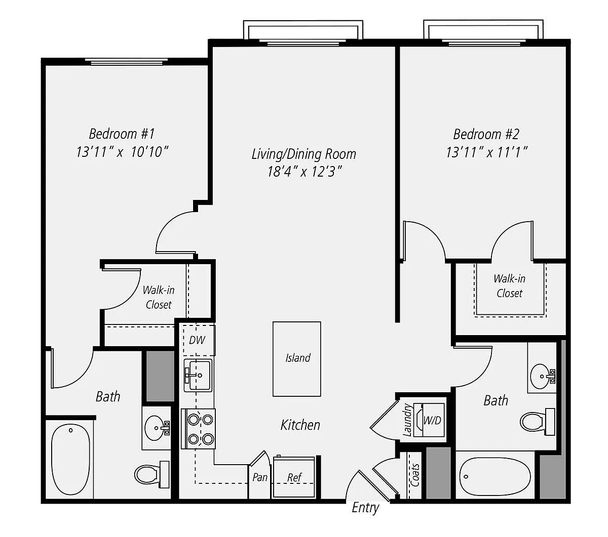 Floor plan B4-A11-310