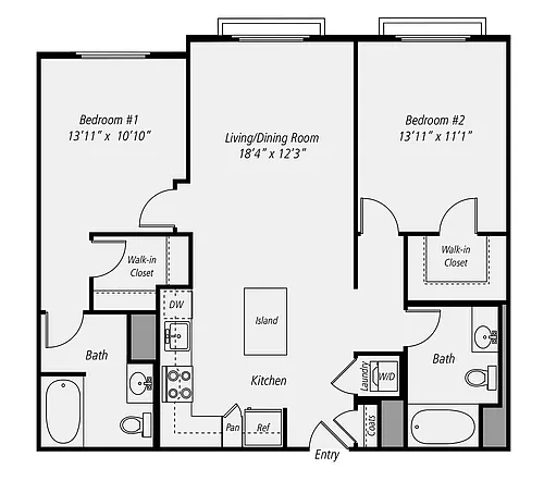Floor plan B4-A11-310