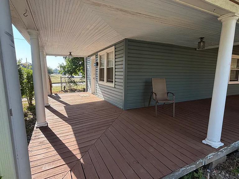 Wraparound porch