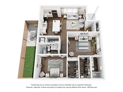 Floor plan 2x2COTD