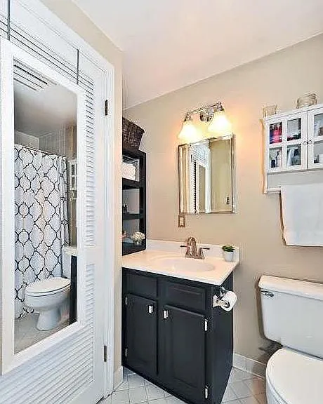 Bathroom with updated fixtures