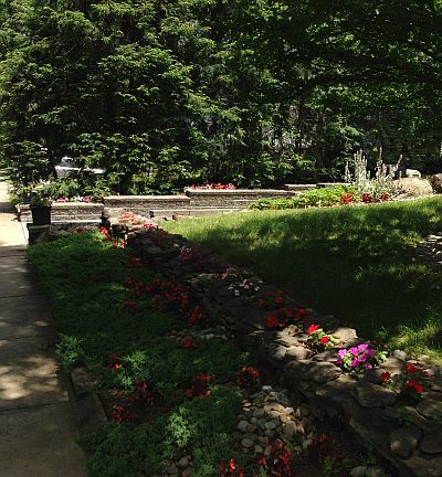 Front yard landscaping