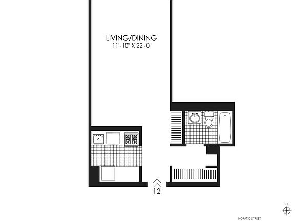 2nd image of 110 Horatio St APT 612
