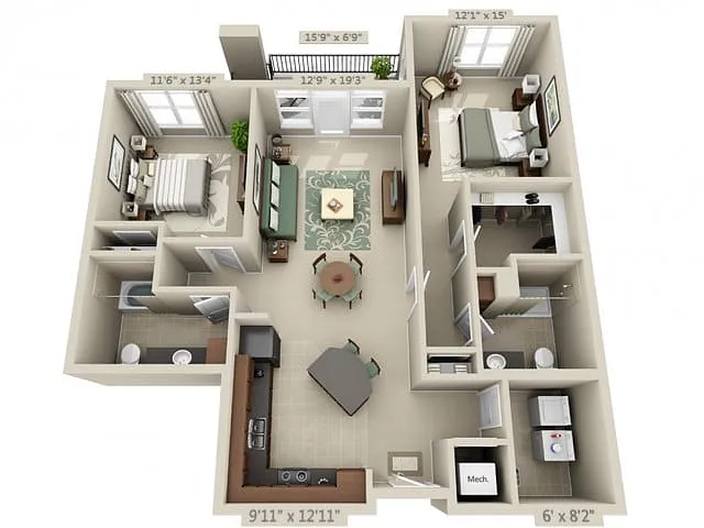 Floor plan Vibrato