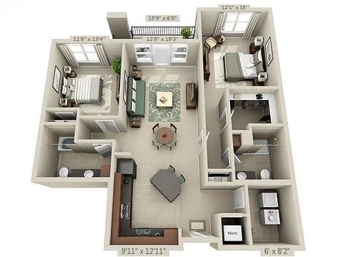 Floor plan Vibrato