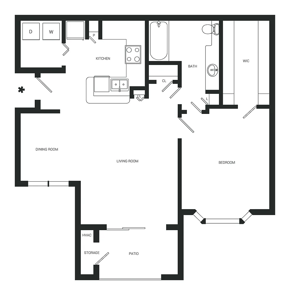 Floor plan Adair