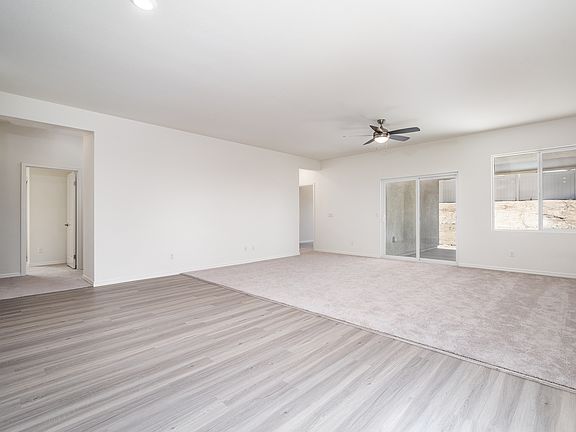 This home has an incredible open layout with the spacious family room open to the kitchen.