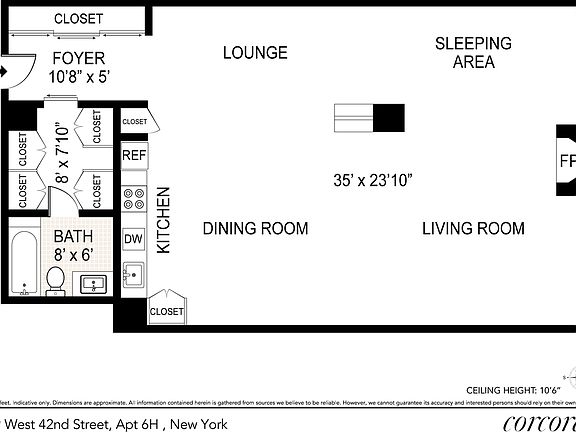 2nd image of 529 W 42nd St APT 6H