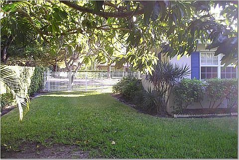 spacious backyard with room for addition - plans available