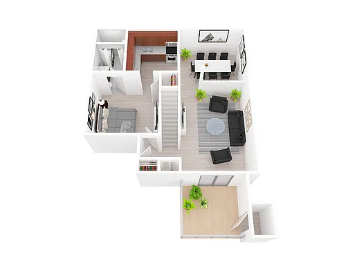 Floor plan 2 Bedroom