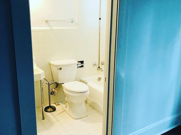 Master bathroom with shower and tub