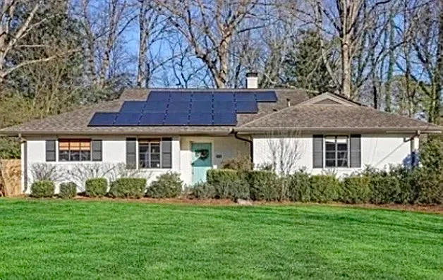 Sunny, updated 3/2 in historic Druid Hills, solar panels for lower energy bills
