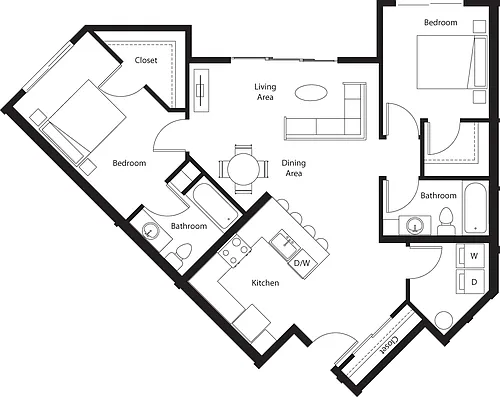 Floor plan Ocean E1