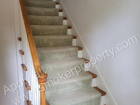 Private front entrance with a private foyer
