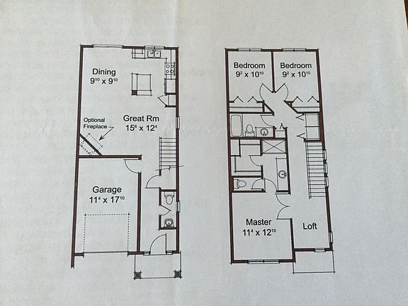 Reverse floor plan