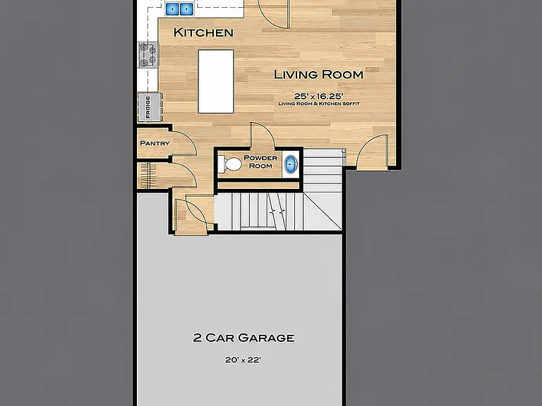 main floor layout