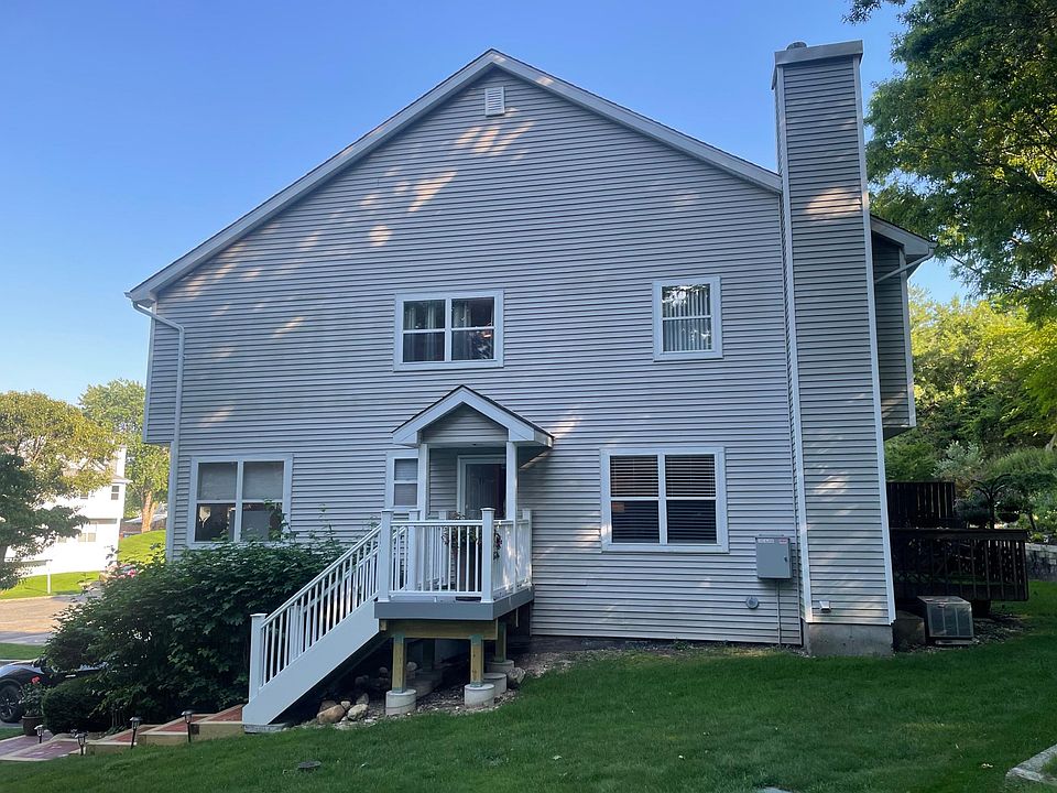 Side view of property entrance