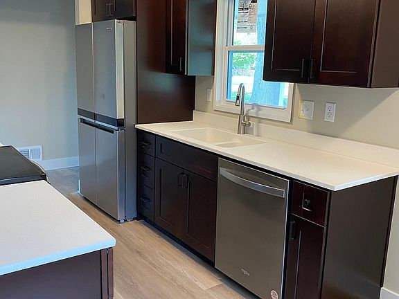 Large kitchen with pantry
