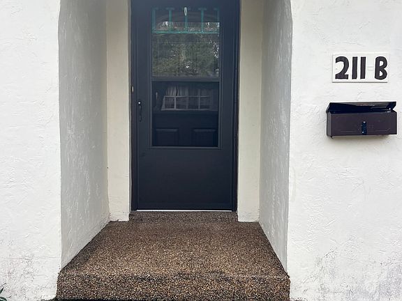 Front door with new screen door