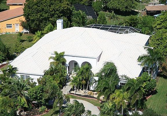 Aerial Front Exterior