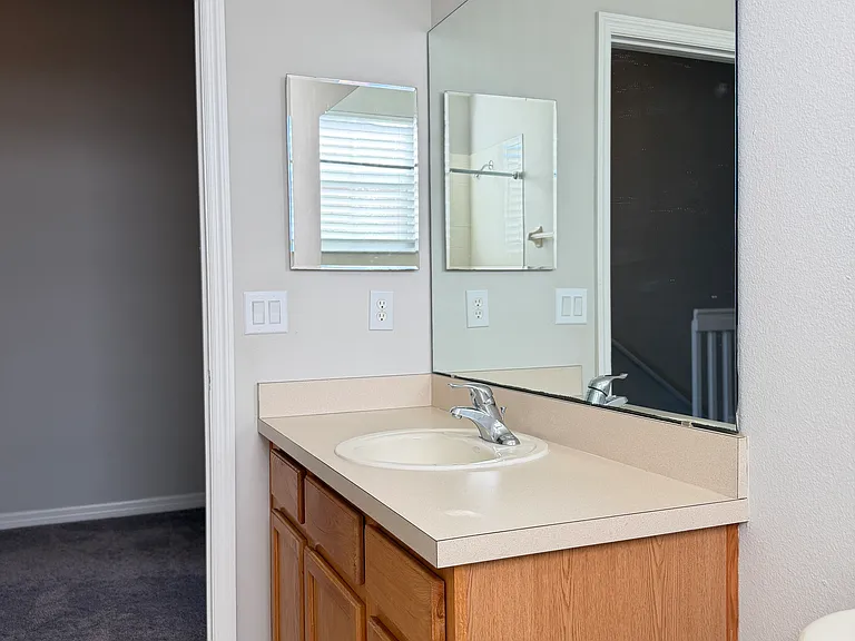 Upstairs hallway bathroom.