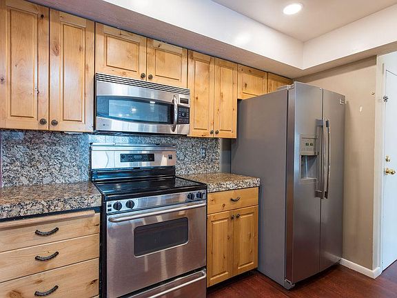 Double door fridge with ice maker, conviction bake oven
