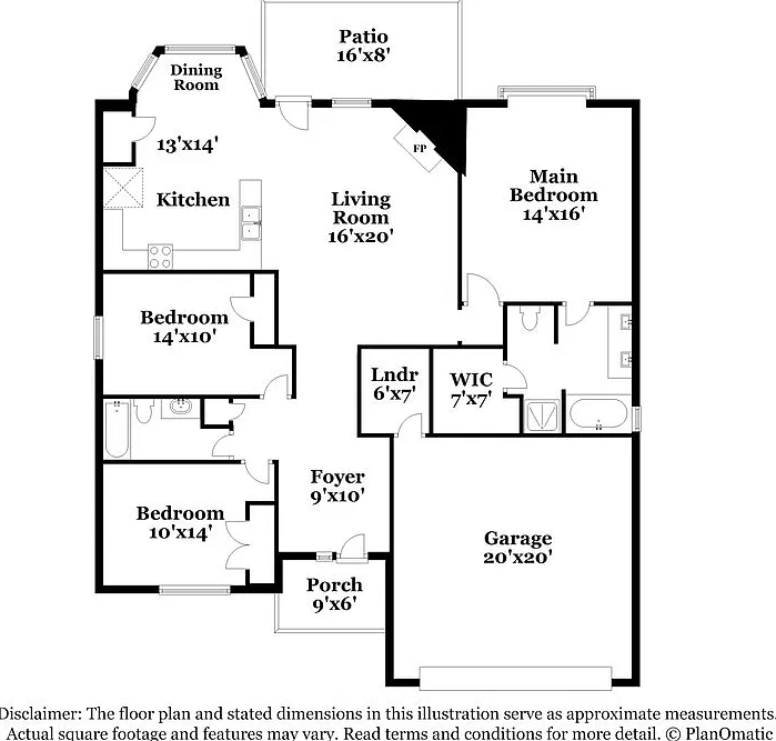 3 bed, 2.0 bath, 1545 sqft, $1,955 — Photo 2
