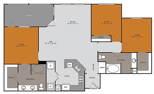 Floor plan C1
