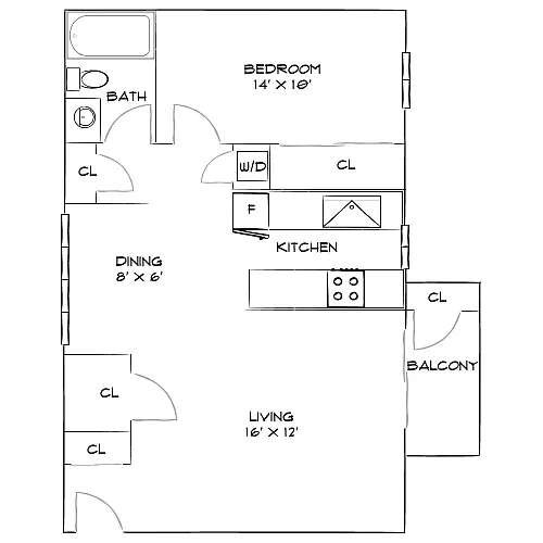 Floor plan Design 1A