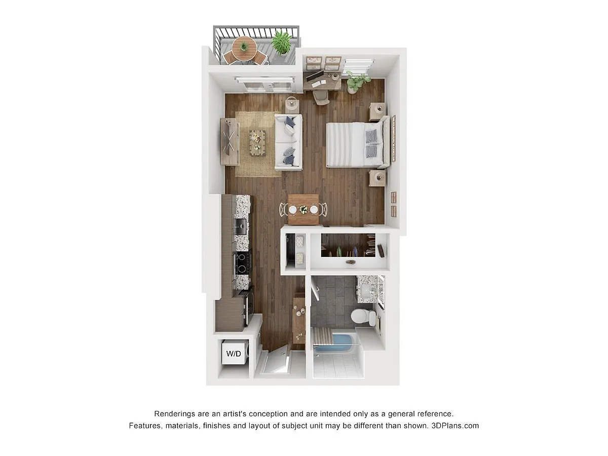 Floor plan Studio S1-1
