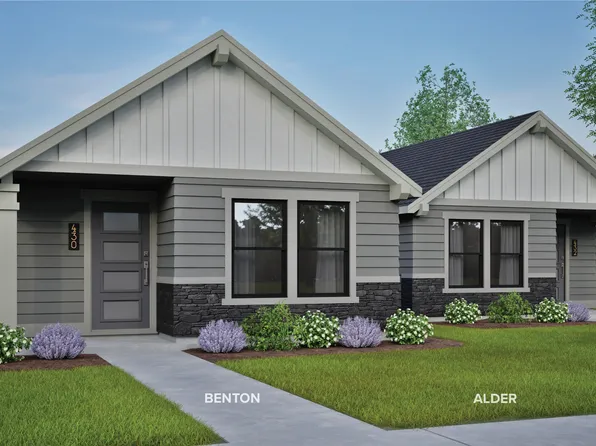 The Benton Townhome Plan, Hearthstone at Redmond Ranch