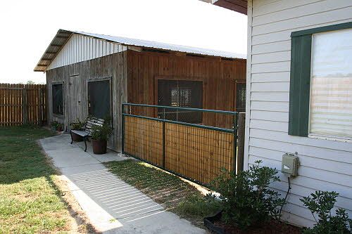 Area completely fenced