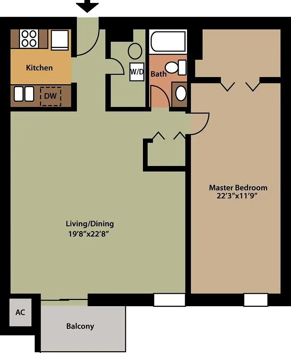 Floor plan The York