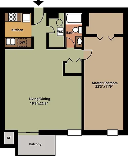 Floor plan The York