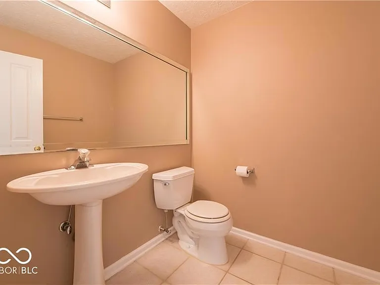 Half bath on 1st floor