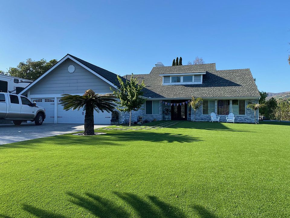 Large front yard