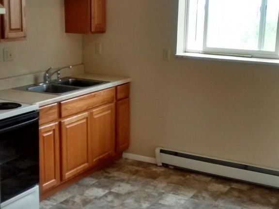 Large well lit kitchen