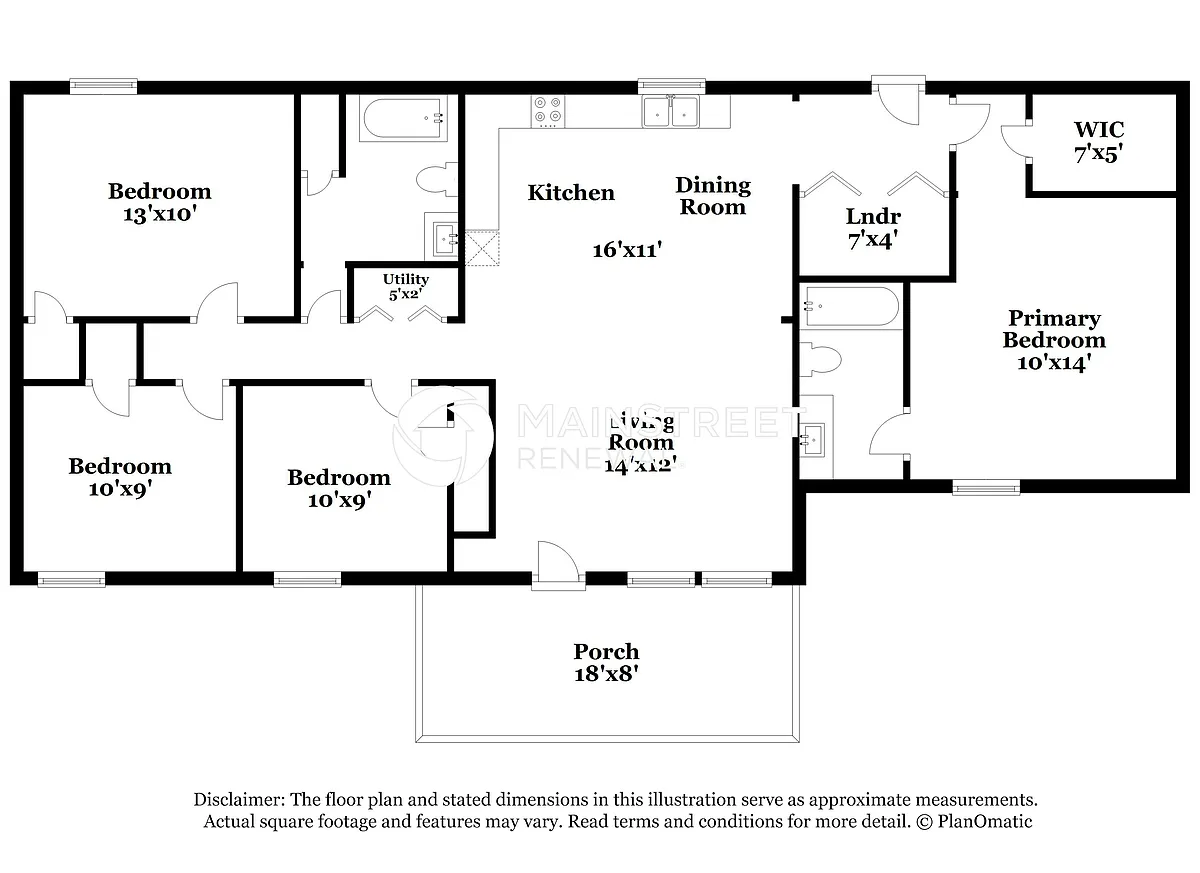 Floor Plan - 3715 Meadowview Dr