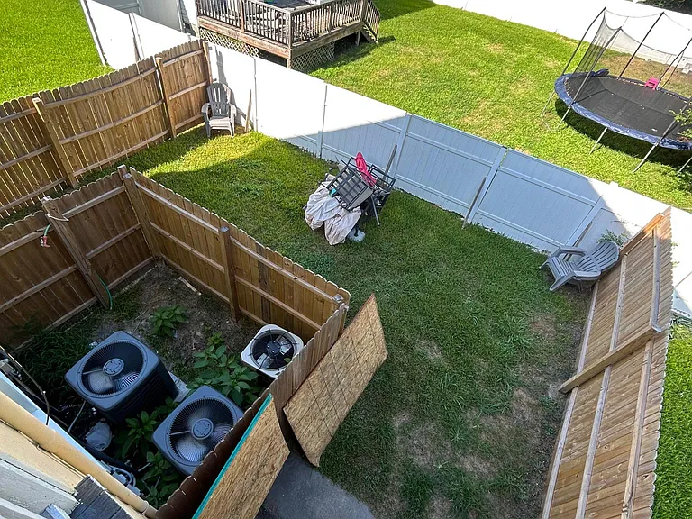 Shared backyard