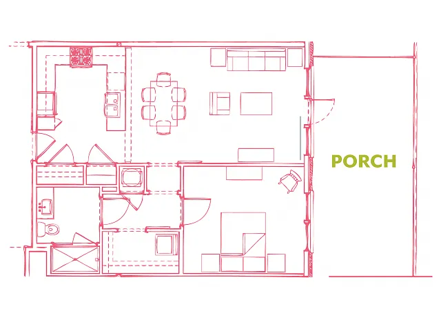 Floor plan The Artex - Massee on Main 1