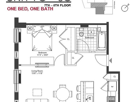 2nd image of 4107 Crescent St APT 8G