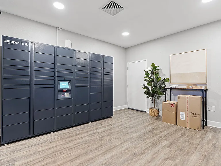Enjoy the practical convenience of our secure package room, making deliveries effortless and stress-free.
