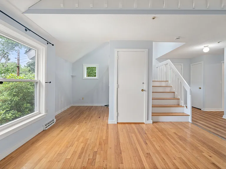 Office Nook. Door to Lower Level