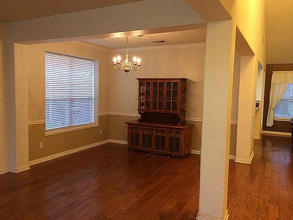 Nice wood floors with a wonderful open floor plan