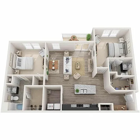 Floor plan Barker