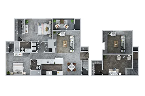 Floor plan Baldwin West W/Loft