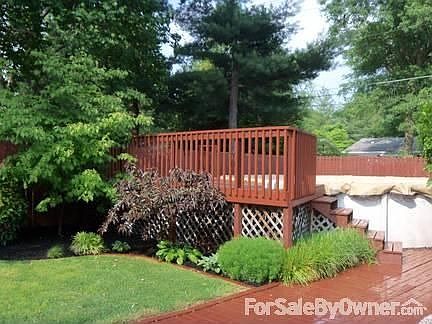 Pool area with deck
						:
						Private, relaxing pool Great summer fun!!!